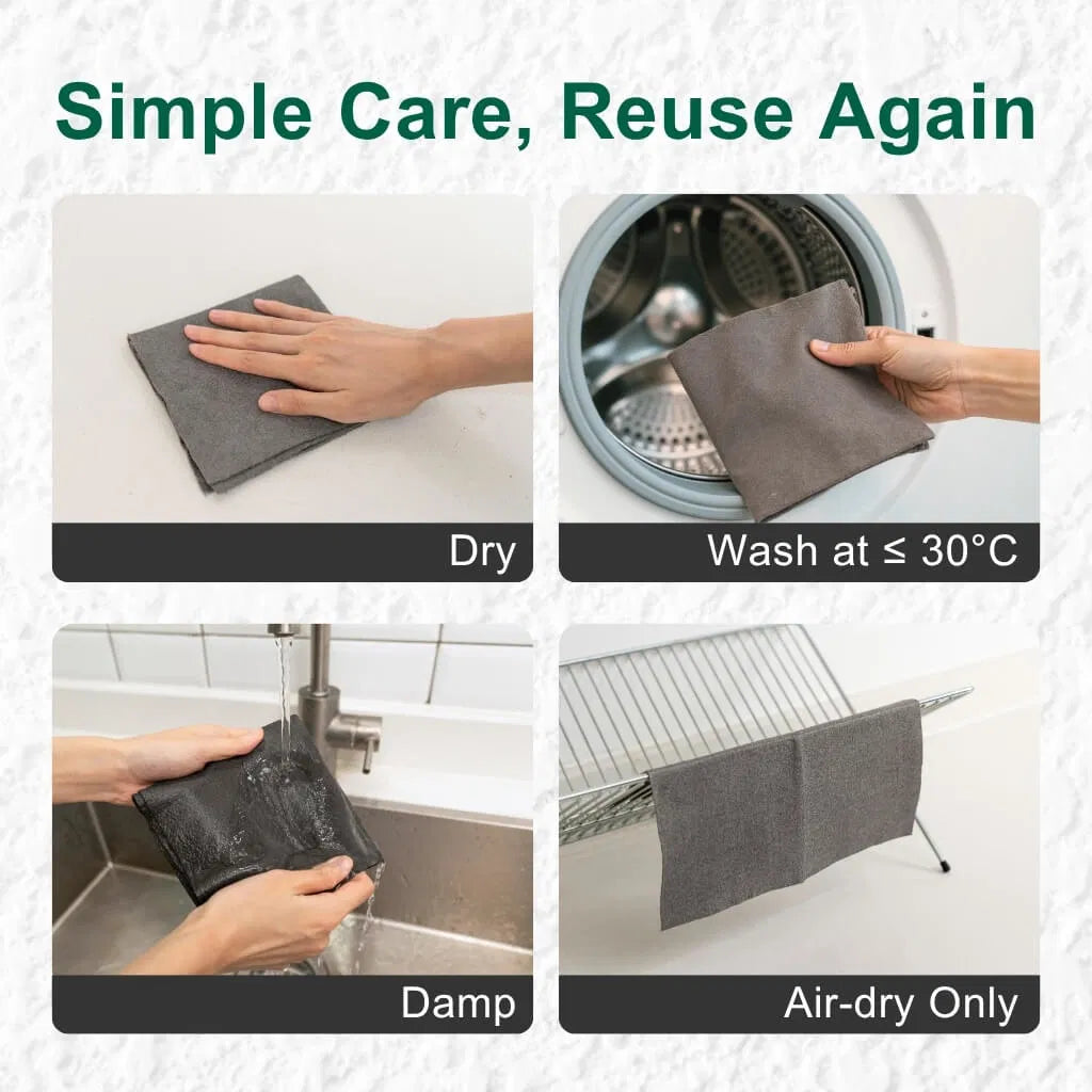 ✨ SWIVO Magic Cleaning Cloth – Wipe Instantly, Shine Effortlessly! 🧼✨